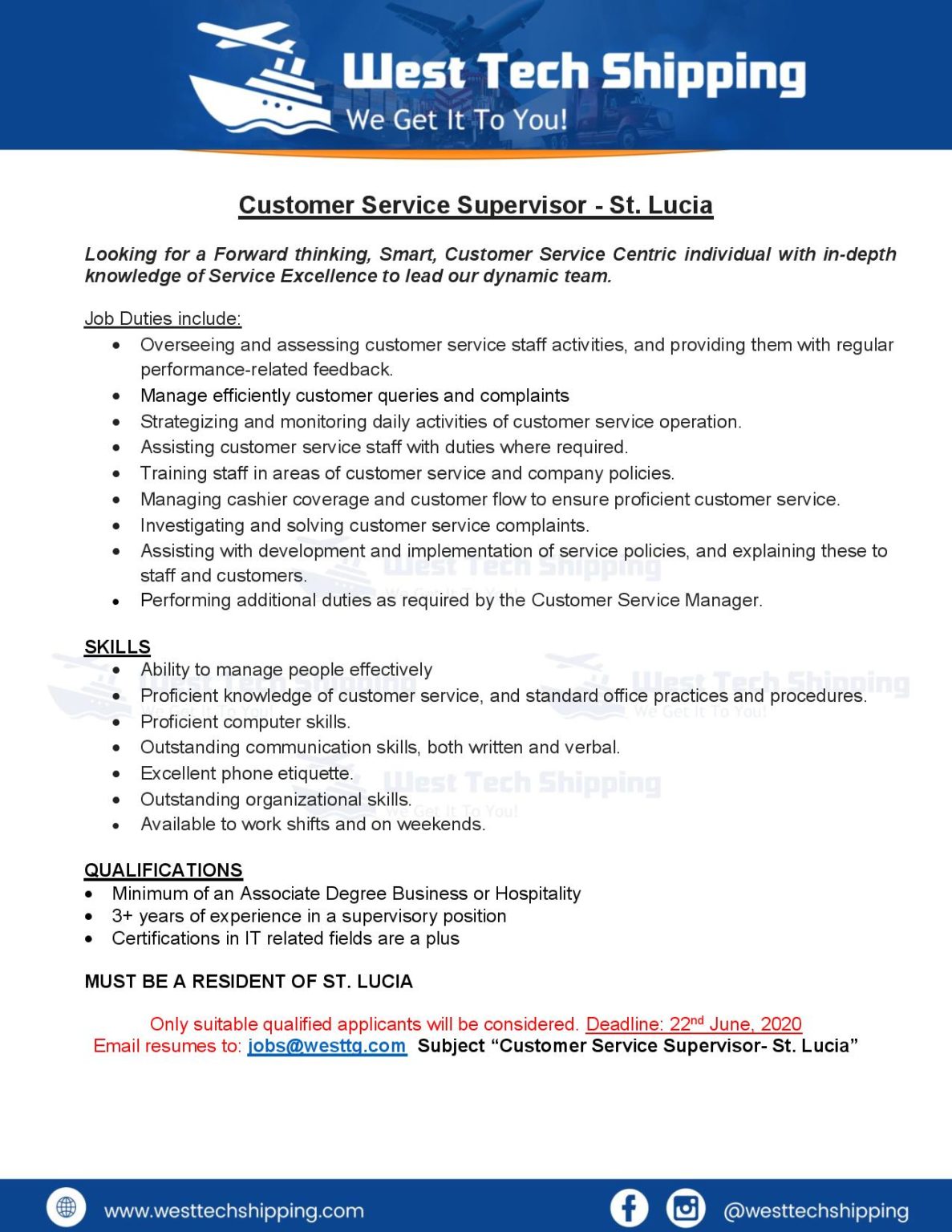 customer-service-supervisor-west-tech-shipping