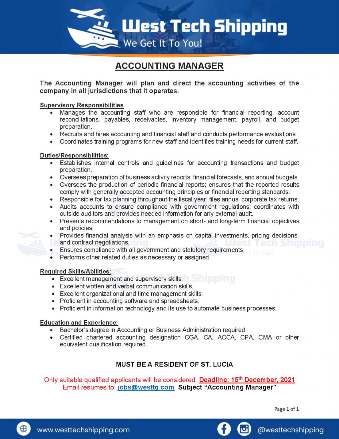 accounts-manager-west-tech-shipping